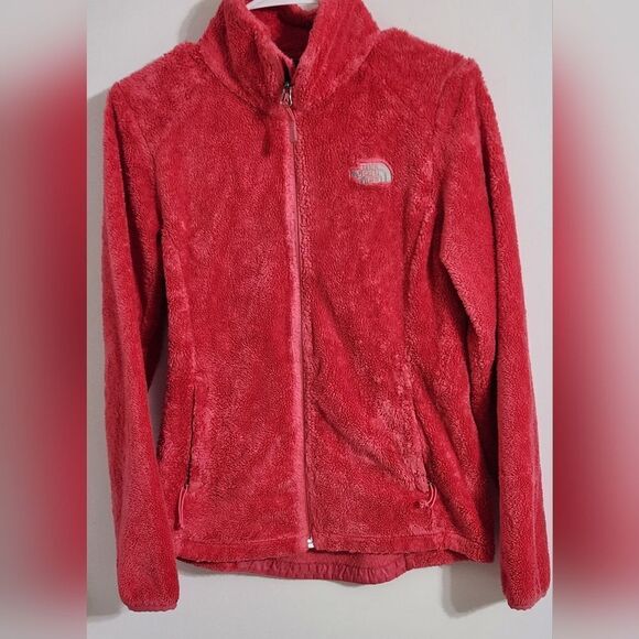 The North Face pink fleece Full Zip Jacket Size Small Women's Fleece Lined Read - Picture 2 of 8